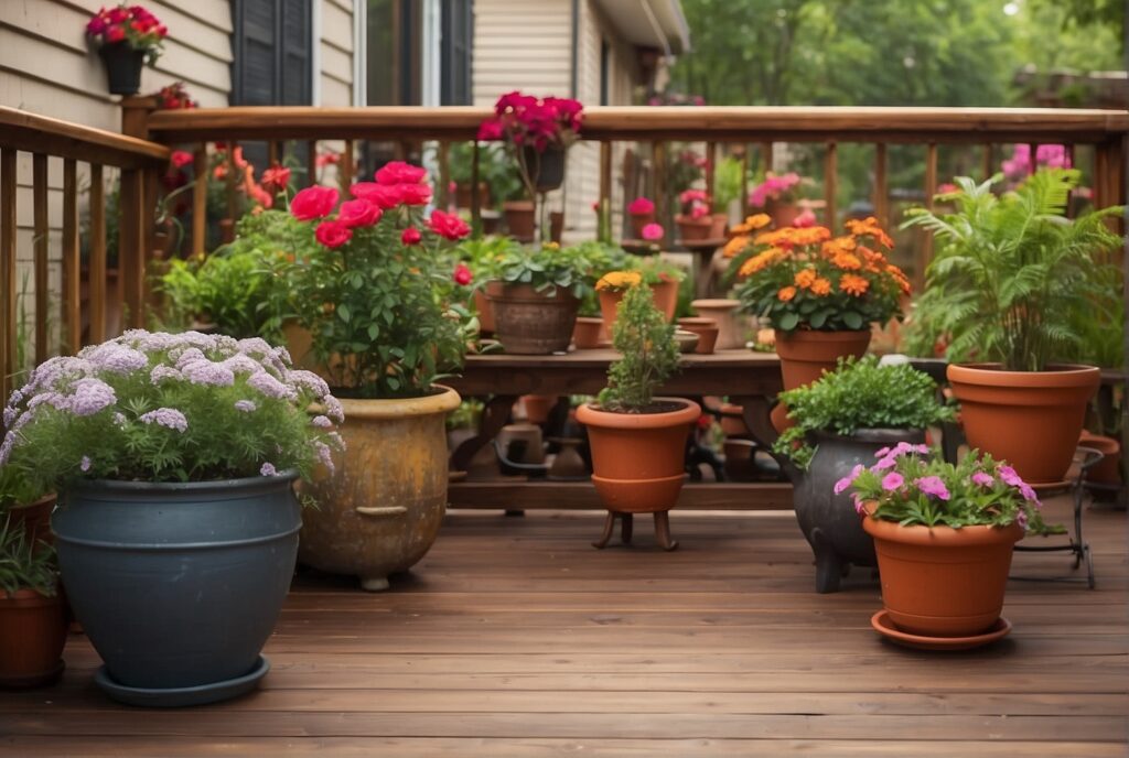 Can You Put Potted Plants on a Deck