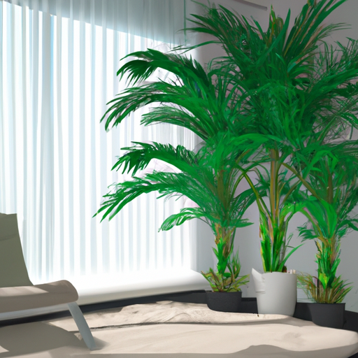 garden in a living room